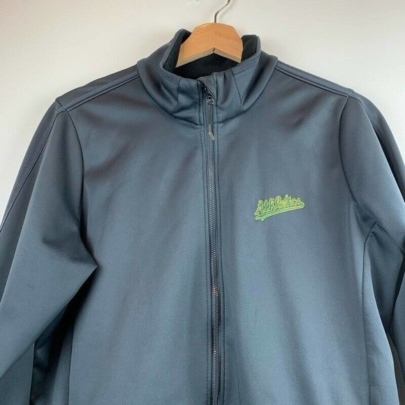 Antigua Athletics Oakland A's Men's Track Jacket Pockets L - Picture 3 of 10
